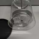 TASALON Barber Jar Pack of 1 - 25 oz Stainless Cap and Glass Jar with Removable Basket, Salon or Nail Spa