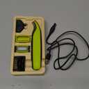 Philips Norelco for Face + Body, Electric Beard Trimmer, Shaver and Groomer, 5in1 Adjustable Comb, 1x Body Kit, Model QP2834/70, Black/Lime Green