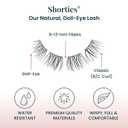 FlutterHabit The Shorties Lashes, 2 Sets of Eyelashes, DIY Natural Lash Extensions, Up to 10 Day Lash Wear, Salon Quality Cluster Eyelashes for a Natural Look, No Glue Included