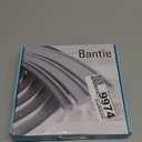 Bantie Weather Stripping Door Seal Window Seal - 40FT Brush Window Insulation Door Weather Stripping Anti-Draft for Door Insulation Soundproofing (0.35" X 0.2", Gray)