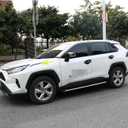 Car Accessories Fit For Toyota RAV4 2019 2020 2021 2022 2023 2024 2025 Front Head Light Lamp Eyelids Garnish Side Fender Cover Trim Chrome ABS 2 PCS