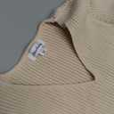 Bbonlinedress Women Long Sleeve Knit Sweater Dress Bodycon Mini Casual Pullover Ribbed Sweater Ruffle V-Neck Fall Dress (Small, White)