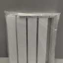 Teak Folding Shower Seat Wall Mounted, 16" Foldable Shower Bench, 400lbs Max Load, Space-Saving Fold Down Design for Seniors, Elderly & Small Shower Spaces (White, 16 inchs)