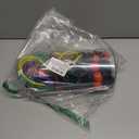 60-Piece Bungee Cords Assorted Sizes - 10" 18" 24" 32" 40" Bungee Cords with Hooks, Heavy Duty Outdoor, Large Medium Small Mini Elastic Canopy Tarp Bungee Ball Ties Tarp Clips Organizer