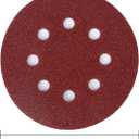 100PCS 5 Inch 8 Holes Sanding Discs 60 120 240 400 600 800 1000 1200 1500 2000 Grit Sandpaper Sander Round Sand Paper (100pcs 60-2000 grit)