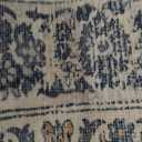 PureCozy Blue 8x10 Area Rug for Living Room Vintage Machine Washable Large Rug Non-Slip Soft Low Pile Carpet Floral Stain Resistant Indoor Office Throw Rug for Bedroom Dining Room Nursery