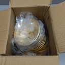 10 Pcs Compote Bowl Vases for Centerpieces Urn Vase, Metal Small Pedestal VaSe Gold Pot, Flower Arrangement for Wedding Anniversary Party Home Decor