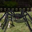 200" Halloween Spider Web + 59" Giant Spider + 20 baby spiders Decorations Fake Spiders with Triangular Huge Spiders Web for Indoor Outdoor Halloween Decorations Yard Home Parties Haunted House Dcor