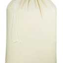 COTTON CRAFT Extra Large Laundry Bags - Heavy Duty Cotton Canvas Drawstring Closure Washable Laundry Bag - Back to School Travel College Dorm Basket Hamper Liner Toys Clothes Organizer Sack -XL 28x36