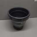 4 Pack 12 Inch Large Plant Pots, Plastic Flower Pot for Indoor & Outdoor with Drainage Holes & Saucer, Plaid Pattern Planters Garden Pots for Herbs (Gold)