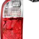 Left Driver Side Tail Light Compatible with Toyota Tundra 2004 2005 2006 Double Cab, Replacement for 815600C040 T02800153, Rear Taillight Brake Lamp - Bulb Included