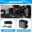 Jack Boss Trailer Breakaway Kit, LED Test Controller System, Universal for Brakes of Trailer Vehicle Automotive