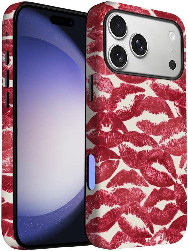 for iPhone 17 Pro Max Case | Red Lips | Slim Drop Protection Design
