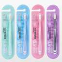 Special Soft Adult Toothbrush with 10000 Micro Nano Bristles, Compact Head & 4-piece Set, for Sensitive Teeth & Gum Recession, Single Layer Independent Packaging