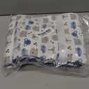 Gerber Boys Newborn Infant Baby Toddler Nursery 100% Cotton Flannel Receiving Swaddle Blanket, Critters Blue, Pack of 5
