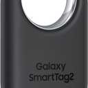Samsung Galaxy SmartTag2, Bluetooth Tracker, Smart Tag GPS Locator Tracking Device, Item Finder for Keys, Wallet, Luggage, Pets, Use w/ Phones and Tablets Android 11 or Later, 2023, 1 Pack, Black