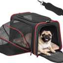 Petsfit Large Expandable Cat Carrier for Travel, Up to 18 lb