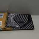 Trunk Organizer for SUV - Leather Storage Box, Extra Large, Magnetic Lid, Collapsible and Adjustable Car Organizer (Checked)