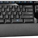 Logitech K345 Wireless Keyboard - Full-Sized Keyboard with Palm Rest, 2.4 GHz Wireless USB Receiver - for PC, Laptop