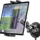 Pilots Tablet Holder, [Strong Suction Cup] Aircraft Tablet Mount with Metal Adjustable Arm, Aviation Windshield Stand for iPad mini Air, iPad Pro 13 12.9 11, Galaxy tab, iPhone, 4-13" Devices