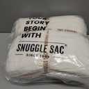 Snuggle Sac Buttery Soft Throw Blanket for Couch, Winter Fluffy Cozy Soft Throws Dupes for All Season, Reversible Warm Microfiber Fuzzy Blankets for Couch, Sofa, Bed, Travel, Cream, 50x60 inches