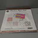 2 x 12x12 Metallic ROSE GOLD Christmas Scrapbook Cardstock Decorative Paper for Card Making Journaling Planner Origami Decopage Decorative Spring Scrapbook Paper