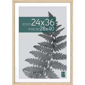 MCS Studio Gallery Frame, 28x40 Inch with 24x36 Inch Mat, Wall Art