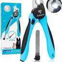 LED Dog Nail Clipper with Light, Illuminates Nails or Bloodline for Safe and Easy Trimmers, Extra Sharp for Thick Nails, Quick Sensor, Avoid Over Cutting Toenail, for Cats & Dogs