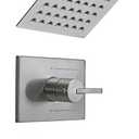 SOOOHOT Bathtub Shower Systems, Tub and Shower Faucet Set Combo with 6 Inch Brushed Nickel Shower Faucet Set, Shower Tub Faucets Sets Complete (Valve Included)