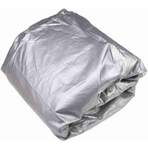 Vislone Universal Full Car Cover Outdoor Indoor Protection Sunscreen Heat Protection Scratch Sedan Suit Small Silver Grey XXL (S)