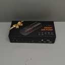 Tire Inflator Portable Air Compressor - Smart APP Air Pump for Car Tires, All-in-One Storage Portable Tire Pump for Car, 3X Speed & Automatic Stop Inflation, Cordless Tire Pump for Car, Motorcycle, Bicycle, Ball