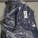 80L Foldable Rolling Duffle Bag with Wheels, 28" Large Duffle Bag for Travel, Carry On Luggage Duffel Bag for Traveling/Camping/Moving, Water Resistant, Blue