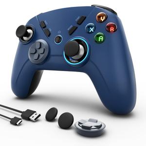 PC Wireless Controller, Bluetooth Gaming Controllers for Windows, Steam, Laptop, Tablet, iPad, Switch, and Smart TV, with Dual Vibration, 6-Axis Motion, Macro Keys, Turbo Button, LED Backlight PC Wireless Controller, Bluetooth Gaming Controllers for Windows, Steam, Laptop, Tablet, iPad, Switch, and Smart TV, with Dual Vibration, 6-Axis Motion, Macro Keys, Turbo Button, LED Backlight
