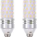VILLCASE E12 Led Light Bulbs 2 Pack Replacement Light Bulb for Household Lamps Warm White Home Led Bulb for Bedroom Living Room Indoor Lighting 4.05 X 1.22 X 1.22 in
