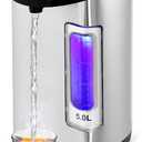 Instant Electric Hot Water Boiler and Warmer, 5-Liter LCD Water Pot with 5 Stage Temperature Settings, Safety Lock to Prevent Spillage, Stainless Steel Hot Water Dispenser