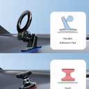Compatible with Magsafe Car Mount, Magnetic Phone Holder [Strongest Magnets],2 in 1 Super Stable Dashboard & Air Vent Car Phone Mount Fit for iPhone 14/14 Pro/14 Max/13/13 Pro