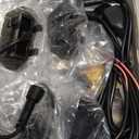 Grill Lights for Jeep Wrangler JL JLU Front Bumper Grille LED Running Marker Lamp Accessories (Amber, 2024-2025)