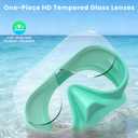 Snorkeling Gear for Adults, Snorkel Set Adult, Scuba Diving Mask, Panoramic View Anti-Leak Anti-Fog Dive Swimming Goggles Tempered Glass Panoramic Wide View Travel Portable Foldable