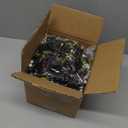 NUPTIO Black Artificial Roses Flowers: Fake Flower Bouquet Halloween Decorations - 15 Heads Artificial Rose Centerpieces with Base for Gothic Wedding Party Table Decor 2 Pcs