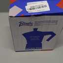 Bincoo Stovetop Espresso Maker, 4 Cups Moka Pot,Aluminum Espresso Coffee Pot Coffee Maker for Camping Travel (Black)