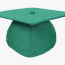 Unisex Adult Matte Graduation Cap with Tassel Year Charm 2025 Pack of 2