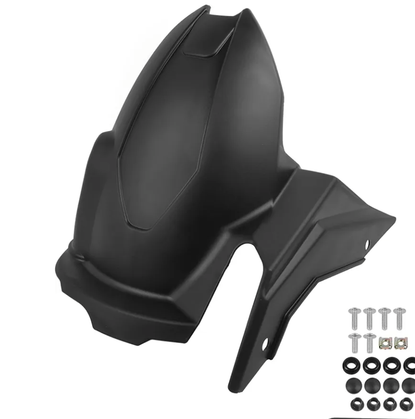 for GSX-8S GSX8S 2025-2023 GSX-8R GSX8R 2025 2024 Motorcycle Mudguard Rear Cover Splash Protector (Black)