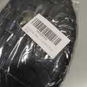 NewDenBer Men's Moccasin Slippers Warm Memory Foam Suede Soft Plush Lined Slip on Indoor Outdoor House Shoes (Black)