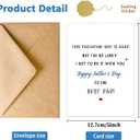 2 x Funny Fathers Day Card for Husband, Relatable Parenting Gift from Wife, Happy Fathers Day Gift