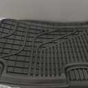 3W Tesla Model Y Floor Mats 2020-2024 2025(Not for Juniper), Cargo Liners & Frunk & Seatback Protector Mats,TPE Custom Fit All Weather, Full Set, Accseeories 5-Seater