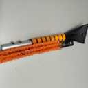 EcoNour 43" Ice Scrapers for Car Windshield | 3 Parts Detachable Telescopic Snow Brush for Car, Trucks, SUV | Long Snow Scraper with Brush | Car Winter Accessories