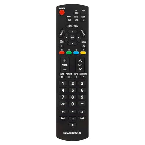 New N2QAYB000485 Replaced Remote fit for PANASONIC LED LCD Plasma Viera Smart TV TC-P50U2 TC-P50X2 TC-P54S2 TC-P58S2 TC-P65S2 TH-32LRU20 TH-37LRU20 TH-42LRU20 TC-42PX34 TH-32LRH30U N2QAYB000570