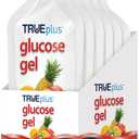 TRUEplus Glucose Gel Pouch, Fruit Punch Flavor, 15g Fast-Acting Carbohydrates, Fat Free, Gluten Free, Quick Support for Low Blood Sugar and Energy, 6 Pack