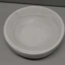 COLLECTIVE HOME - Paulownia Wood Hand Carved Tray, Fruit Snack Holder, Decorative Bowl, Rustic Home Decor Accessories for Coffee Table, Living Room, Wedding Centerpiece, 10" (washed white)