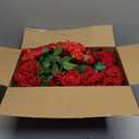 Cliselda 72pcs Red Roses Artificial Flower in Bulk, Realistic Velvet Silk Faux Roses for Wedding Centerpieces, Bridal Bouquets, Home Decor, Anniversary, Valentine's Day Gifts, Mohter's Day Decorations